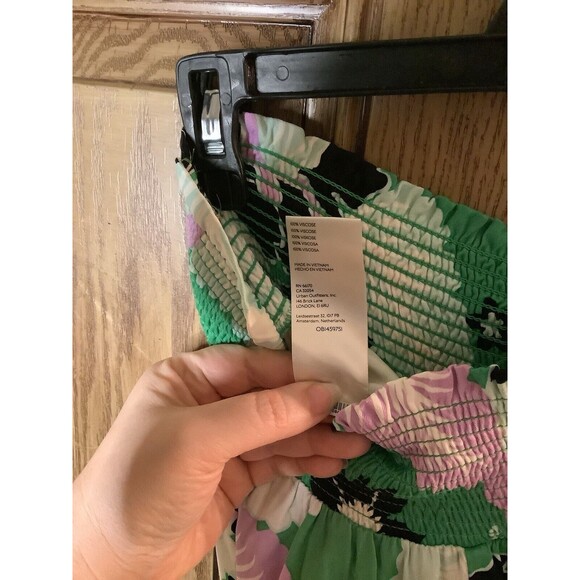 Anthropologie The Saria Smocked Wide-Leg Pants by Maeve Size Small - Picture 7 of 7